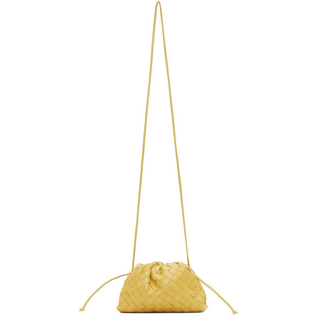 Bottega Veneta Yellow Intrecciato 'The Mini Pouch' Clutch