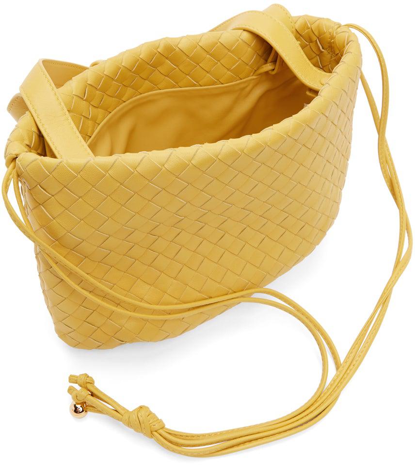 Bottega Veneta Yellow Small V Clasp Bag – BlackSkinny