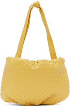 Bottega Veneta Yellow Small Intrecciato Bulb Bag - Bottega Veneta Jaune petit sac d'ampoule intrecciato - Bottega Veneta 노란색 작은 intrecciato 전구 가방
