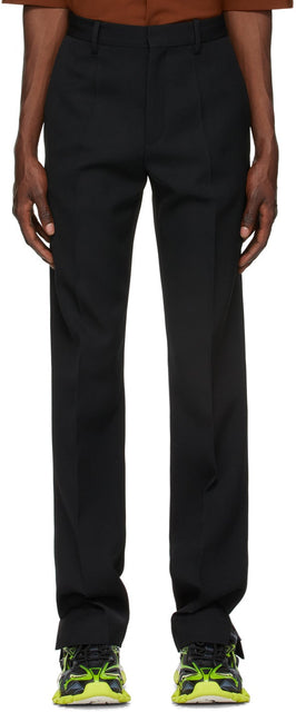 Botter Black Slit Trousers - Botter Black Slit Pantalons - 봇터 블랙 슬릿 바지