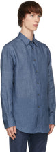 Brioni Blue Linen Shirt