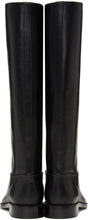 Brock Collection Black Flat Riding Boots