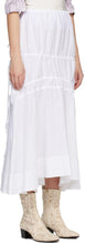 Brock Collection White Linen Susanna Skirt