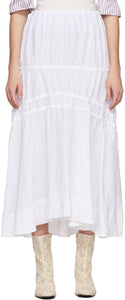 Brock Collection White Linen Susanna Skirt - Collection Brock Collection Susana Susana Jupe - 브록 컬렉션 화이트 리넨 Susanna 스커트