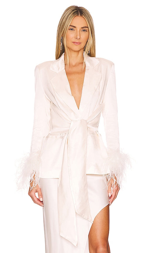 Bubish Ella Blazer in White Bubish Ella Blazer en blanc 白色的泡泡糖埃拉开拓者