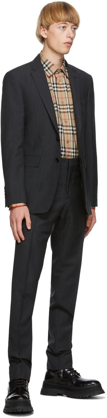 Burberry Beige Check Chartley Shirt