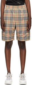 Burberry Beige Check Debson Shorts - Burberry beige Vérifiez les shorts de Debson - Burberry Beige Check Debson Shorts.