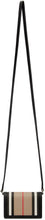 Burberry Beige E-Canvas Icon Stripe Card Case Bag