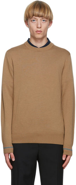 Burberry Beige Merino Icon Stripe Paradise Sweater - Burberry Beige Merino Icon Stripe Paradise Pull - 버버리 베이지 메리노 아이콘 스트라이프 파라다이스 스웨터