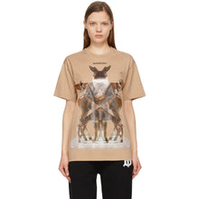 Burberry Beige Multi Deer Carrick T-Shirt - T-shirt Burberry Beige Multi Deer Carrick - 버버리 베이지 멀티 사슴 Carrick T 셔츠