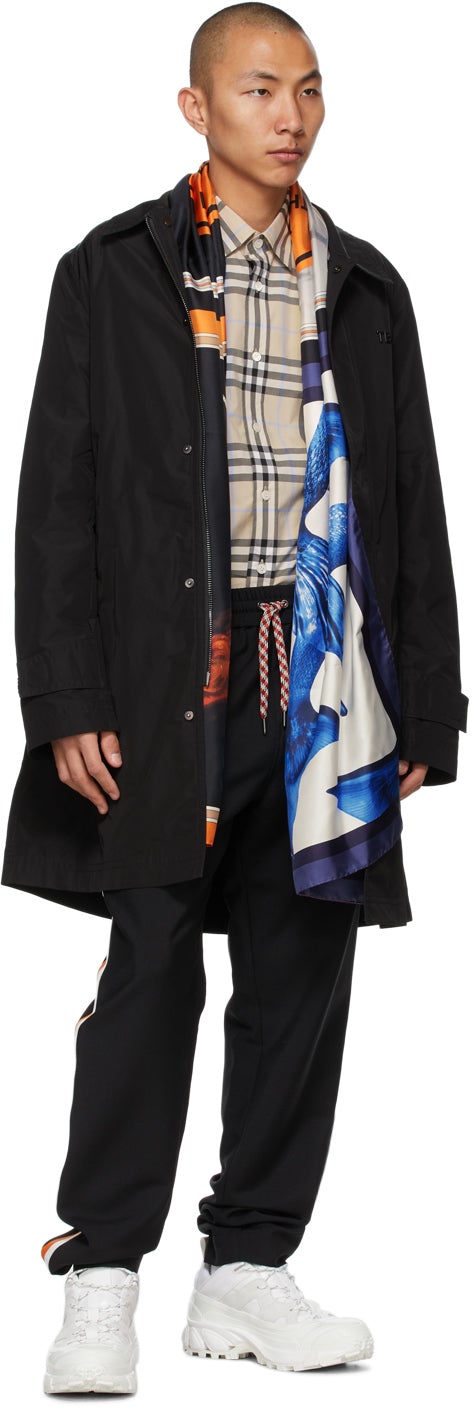 Burberry Beige Poplin Check Shirt