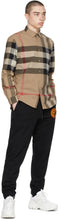 Burberry Beige Slim Somerton Check Shirt