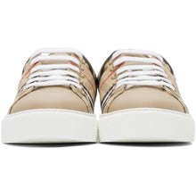 Burberry Beige Vintage Check Albridge Sneakers