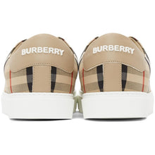 Burberry Beige Vintage Check Albridge Sneakers