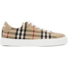 Burberry Beige Vintage Check Albridge Sneakers - Burberry beige Vintage Vérifiez Albridge Baskets - 버버리 베이지 빈티지 확인 알브 리지 스니커즈