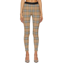 Burberry Beige Vintage Check Belvoir Leggings - Burberry beige Vintage Vérifiez leggings Belvoir - 버버리 베이지 빈티지 체크 Belvoir 레깅스