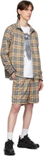 Burberry Beige Vintage Check Technical Twill Shorts