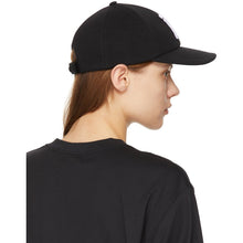 Burberry Black Cotton Jersey Monogram Baseball Cap