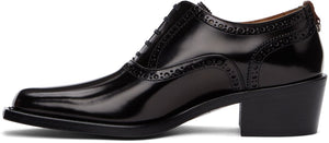 Burberry Black D-Ring Heeled Brogues