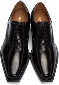 Burberry Black D-Ring Heeled Brogues