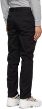 Burberry Black Dover Logo Plaque Trousers