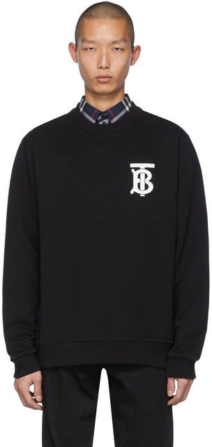Burberry Black Dryden Sweatshirt - Burberry Black Dryden Sweat-shirt - 버버리 블랙 드라이 덴 스웨터