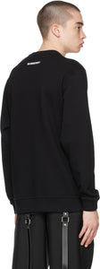 Burberry Black Embroidered Mermaid Sweater