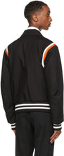 Burberry Black Epping Varsity Bomber Jacket