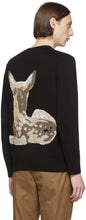 Burberry Black Fawn Crewneck Sweater