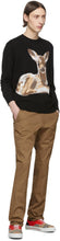 Burberry Black Fawn Crewneck Sweater