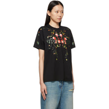 Burberry Black Flowers Carrick T-Shirt