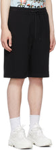 Burberry Black Globe Graphic Shorts