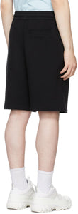 Burberry Black Globe Graphic Shorts