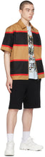 Burberry Black Globe Graphic Shorts
