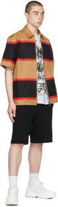 Burberry Black Globe Graphic Shorts