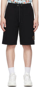 Burberry Black Globe Graphic Shorts - Short graphique Burberry Black Globe - 버버리 블랙 글로브 그래픽 반바지