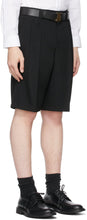 Burberry Black Grain De Poudre Tate Shorts