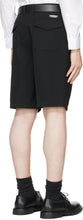 Burberry Black Grain De Poudre Tate Shorts