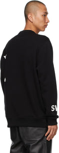 Burberry Black 'Horseferry' Sweatshirt
