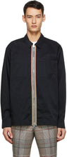 Burberry Black Icon Stripe Casual Shirt - Burberry Black Icon Stripe Chemise occasionnelle - 버버리 블랙 아이콘 스트라이프 캐주얼 셔츠