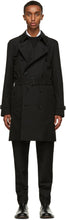 Burberry Black Kensington Heritage Mid-Length Trench Coat - Burberry Black Kensington Heritage Manteau de trench-longueur mi-longueur - 버버리 블랙 켄싱턴 유산 중간 길이 트렌치 코트