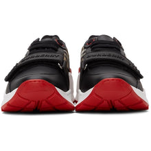 Burberry Black Leather Vintage Check Sneakers