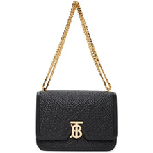 Burberry Black Medium Monogram TB Bag