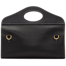 Burberry Black Mini Topstitched Pocket Bag
