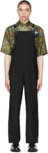 Burberry Black Mohair Bib-Front Overalls - Burberry Black Mohair Bib-Front Bib-Front - Burberry Black Mohair Bib-Front Worlder.