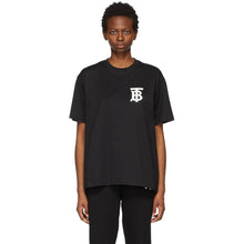 Burberry Black Monogram Emerson T-Shirt - T-shirt Emerson Monogramme Black Burberry Black - 버버리 블랙 모노그램 에머슨 티셔츠