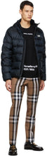 Burberry Black Monogram Hooded Puffer Jacket