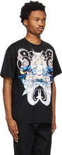 Burberry Black Montage Print Oversized T-Shirt