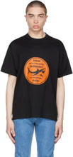 Burberry Black Oversized Shark Graphic T-Shirt - T-shirt graphique de requin surdimensionné noir burberry - 버버리 블랙 대형 상어 그래픽 티셔츠