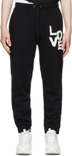 Burberry Black Print 'Love' Jogging Lounge Pants - Burberry Black Print 'Love' Jogging Lounge Pants - 버버리 블랙 프린트 '사랑'조깅 라운지 바지를 인쇄합니다